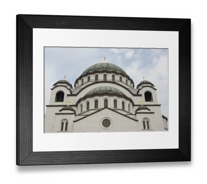 Framed Print : Serbia, Belgrade. St. Save Temple (aka Hram Svetog Save) largest Serbian Orthodox Framed Print : Serbia, Belgrade. St. Save Temple (aka Hram Svetog Save) largest Serbian Orthodox