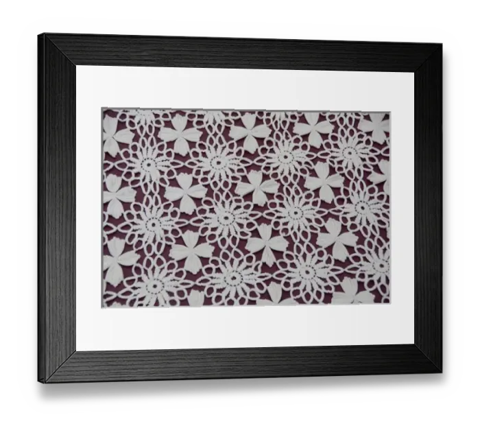 Framed Print : Serbia, the capital city of Belgrade. Traditional hand made Serbian lace