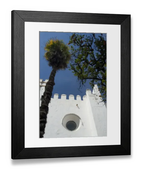 Framed Print : Spain, Seville. Alcazar (aka Reales Alcazares), Moorish  /  Mudejar fortress rebuilt as a palace