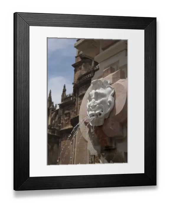 Framed Print : Spain, Cadiz Province, Seville. 15th century Gothic Seville Cathedral. Architectural detail Framed Print : Spain, Cadiz Province, Seville. 15th century Gothic Seville Cathedral. Architectural detail