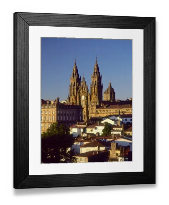 Framed Print : Cathedral of Santiago de Compostela, Galicia, Spain