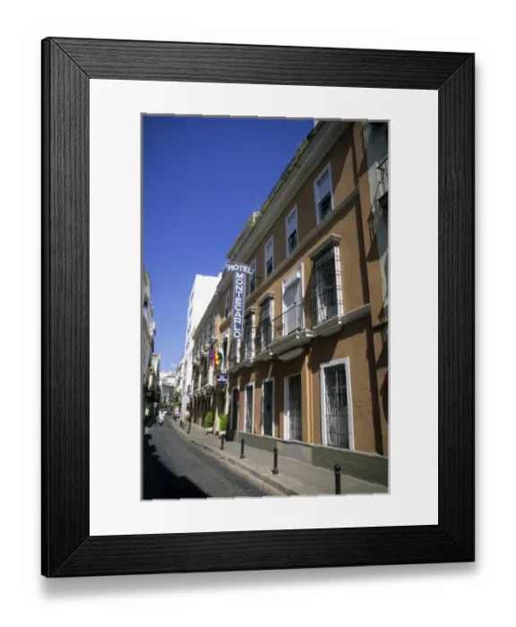 Framed Print : Narrow street in Seville, Spain