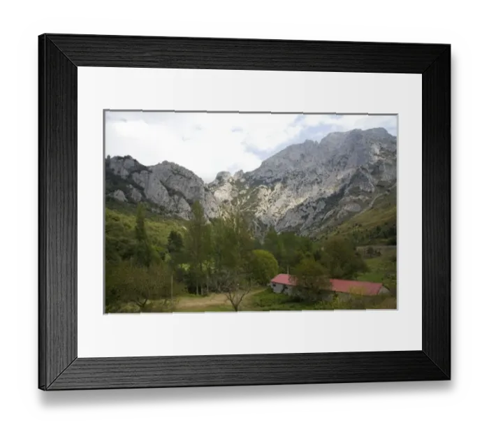 Framed Print : The Picos de Europa near the town of Potes, Liebana, Cantabria, northwestern Spain Framed Print : The Picos de Europa near the town of Potes, Liebana, Cantabria, northwestern Spain