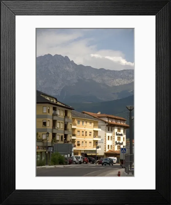 Framed Print : The town of Potes, Liebana, Cantabria, northwestern Spain Framed Print : The town of Potes, Liebana, Cantabria, northwestern Spain