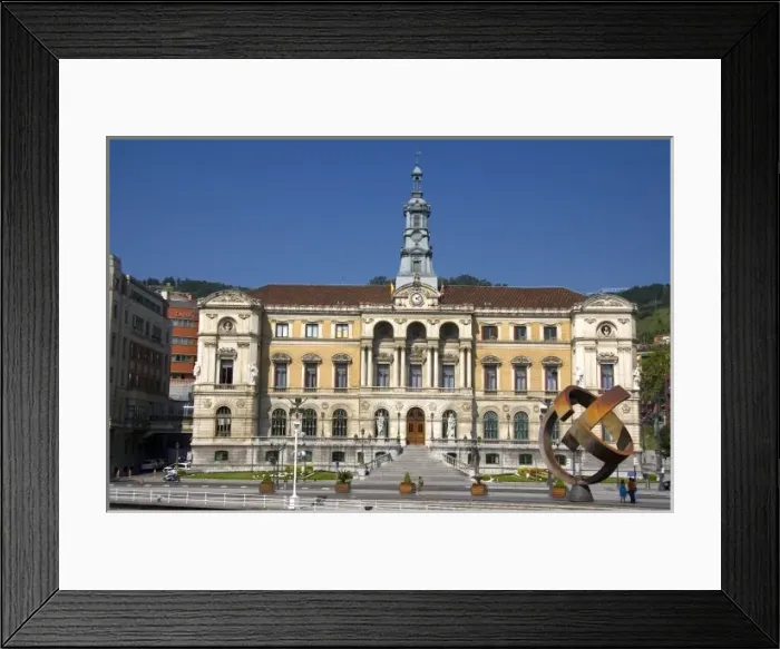 Framed Print : The City Hall of Bilbao, Biscay, Basque Country, northern Spain Framed Print : The City Hall of Bilbao, Biscay, Basque Country, northern Spain