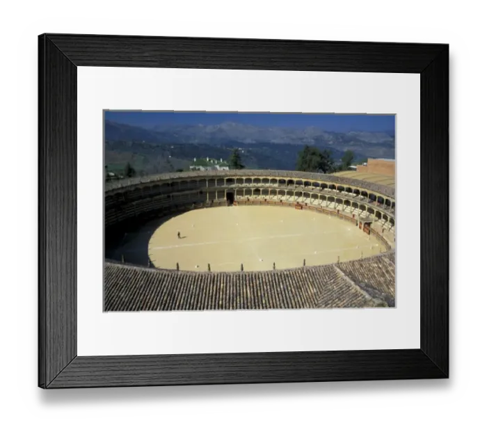 Framed Print : Spain, Ronda. Worlds oldest bullring Framed Print : Spain, Ronda. Worlds oldest bullring