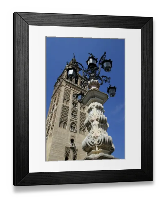 Framed Print : Spain, Seville. The Cathedral of Seville, Cathedral de Sevilla. View of the Cathedral