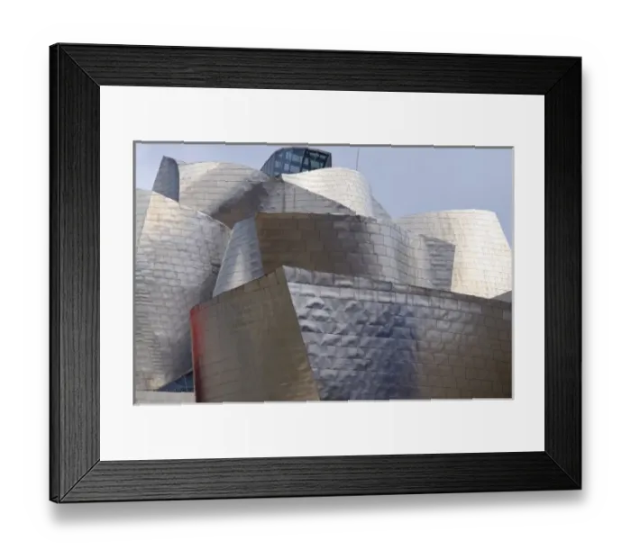 Framed Print : Europe, Spain, Bilbao. The Guggenheim Museum Bilbao