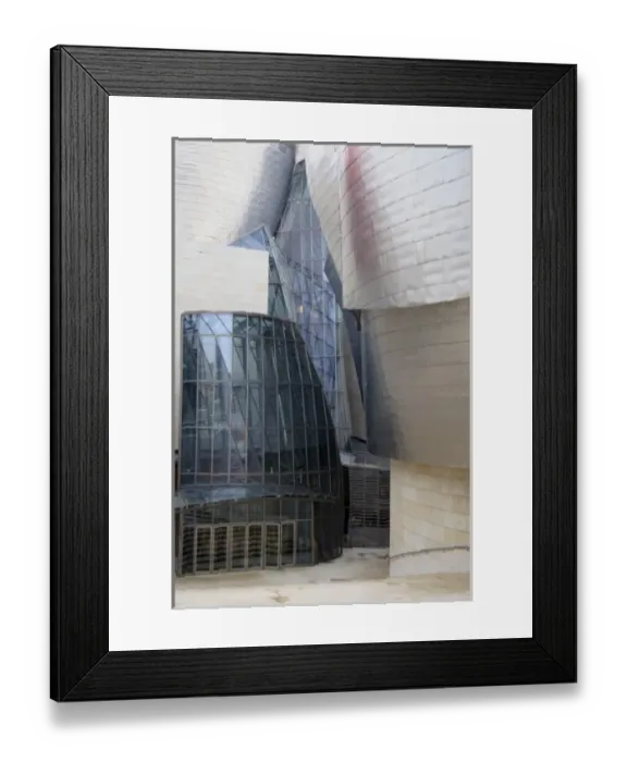 Framed Print : Europe, Spain, Bilbao. The Guggenheim Museum Bilbao