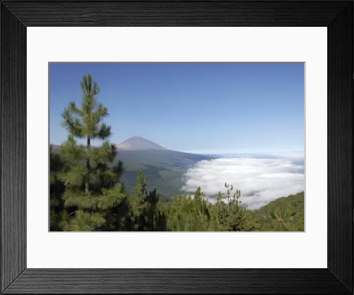 Framed Print : View of Mt. Teide from overlook, Mt. Teide, Tenerife Framed Print : View of Mt. Teide from overlook, Mt. Teide, Tenerife