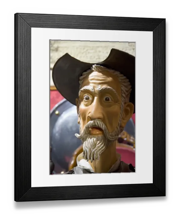 Framed Print : Toledo, Spain. A statue of the famous figure, Don Quixote Framed Print : Toledo, Spain. A statue of the famous figure, Don Quixote