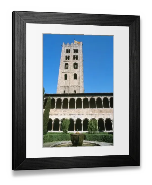 Framed Print : Romanesque Art. Monastery of Santa Maria de Ripoll. Founded by the Count Wilfred Framed Print : Romanesque Art. Monastery of Santa Maria de Ripoll. Founded by the Count Wilfred