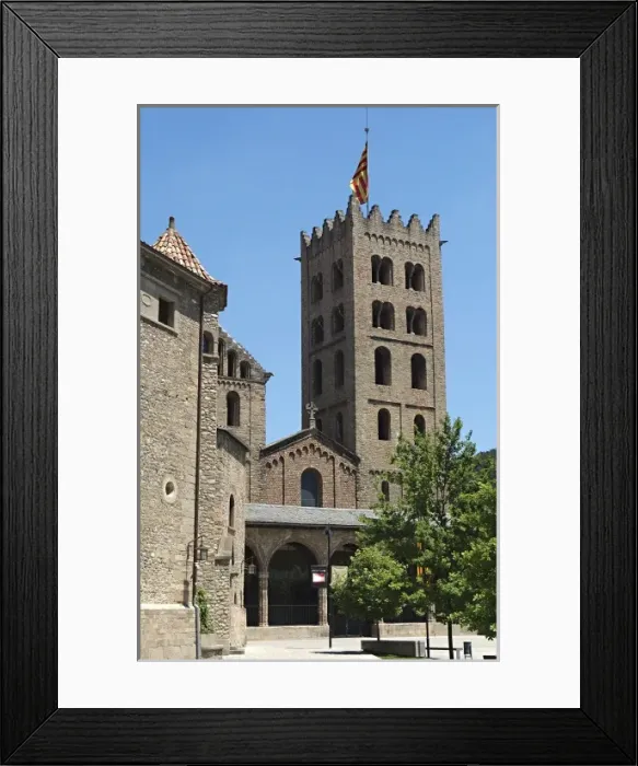 Framed Print : Romanesque Art. Monastery of Santa Maria de Ripoll. Founded by the Count Wilfred Framed Print : Romanesque Art. Monastery of Santa Maria de Ripoll. Founded by the Count Wilfred