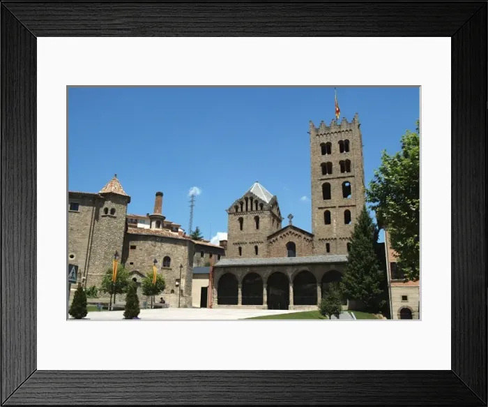 Framed Print : Romanesque Art. Monastery of Santa Maria de Ripoll. Founded by the Count Wilfred Framed Print : Romanesque Art. Monastery of Santa Maria de Ripoll. Founded by the Count Wilfred