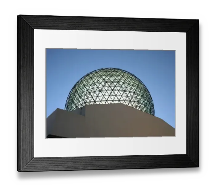 Framed Print : Dali Museum. Glass dome. Figueres. Catalonia. Spain Framed Print : Dali Museum. Glass dome. Figueres. Catalonia. Spain