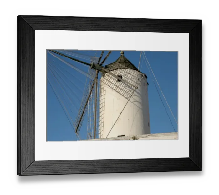 Framed Print : Windmill. 18th century. Ciutadella. Menorca island. Balearic Islands. Spain Framed Print : Windmill. 18th century. Ciutadella. Menorca island. Balearic Islands. Spain