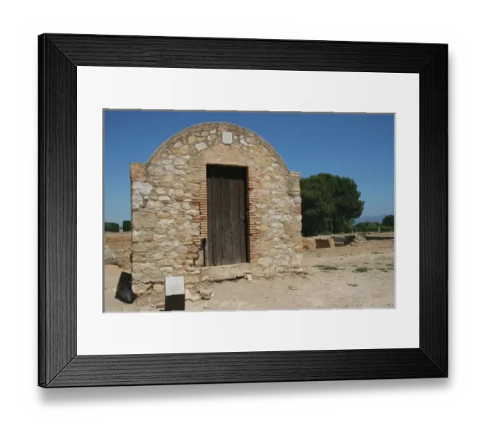 Framed Print : Roman city of Ampurias. Wine growers shed. Girona. Catalonia. Spain Framed Print : Roman city of Ampurias. Wine growers shed. Girona. Catalonia. Spain
