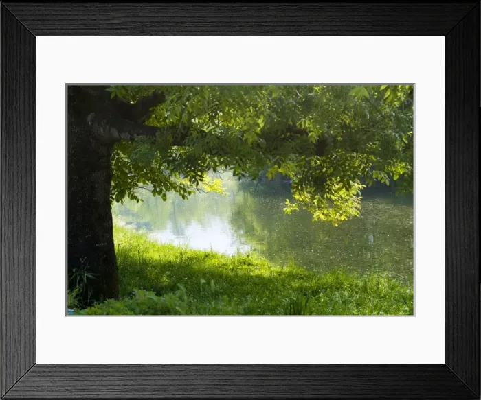 Framed Print : Ason river. Ramales de la Victoria. Cantabria. Spain