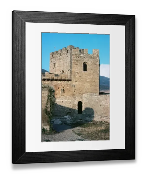 Framed Print : Loarre. Castle built in the late XI century by King Sancho I Ramirez of Aragon (1043 1094)