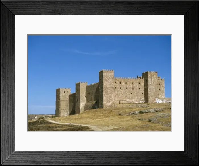 Framed Print : SIGUENZA. Castle built by Arabs in the twelfth century. It is now an inn of tourism Framed Print : SIGUENZA. Castle built by Arabs in the twelfth century. It is now an inn of tourism