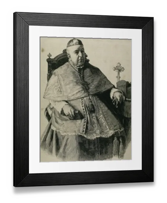 Framed Print : Paya Rico, Miguel (1811-1891). Spanish Cardinal Framed Print : Paya Rico, Miguel (1811-1891). Spanish Cardinal