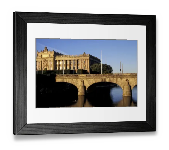 Framed Print : Europe, Sweden