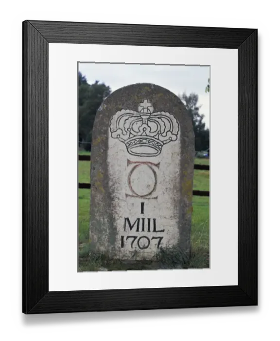 Framed Print : Sweden. Milestone Framed Print : Sweden. Milestone