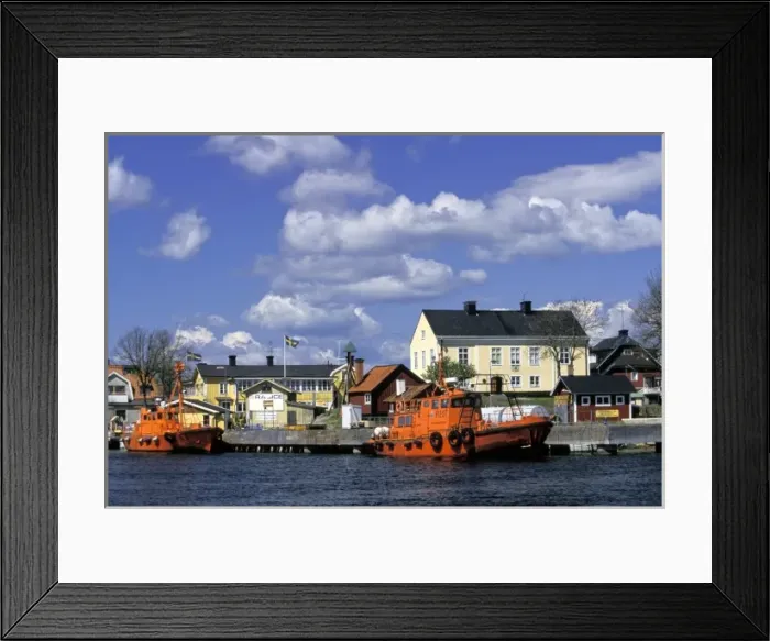 Framed Print : Sweden, Sandhamn Island. Harbor view Framed Print : Sweden, Sandhamn Island. Harbor view