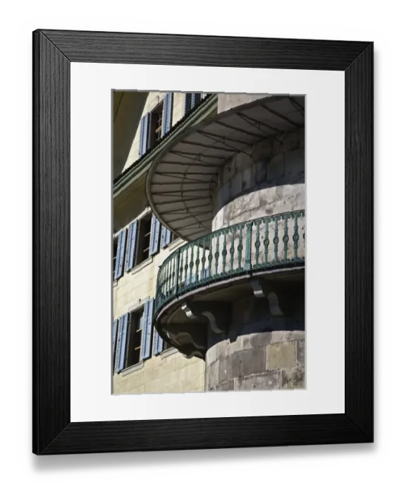 Framed Print : Details of Swiss architecture, Luzerne, Switzerland Framed Print : Details of Swiss architecture, Luzerne, Switzerland