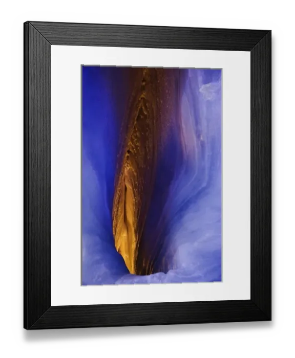 Framed Print : Natural area inside Glacier Palace, Klein Matterhorn, near Zermott, Switzerland