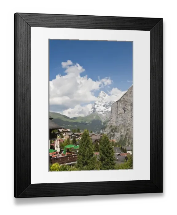 Framed Print : Jungfrau Region, Switzerland. The Eiger from Murren