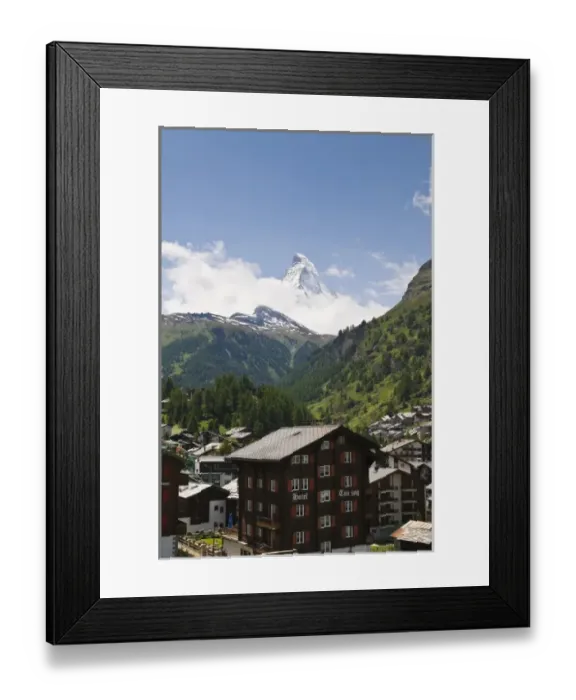 Framed Print : Zermatt, Switzerland. The Matterhorn from Zermatt
