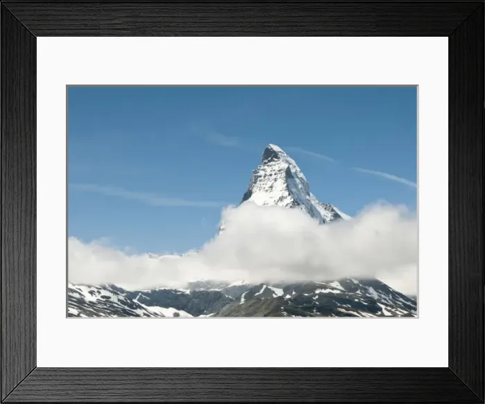Framed Print : Gornergrat Peak, Switzerland. Matterhorn from atop Gornergrat