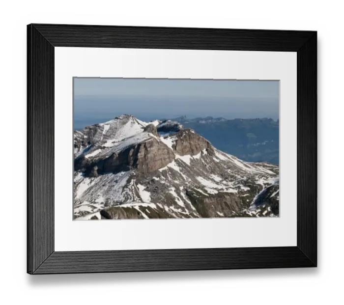 Framed Print : Jungfrau Region, Switzerland. Jungfrau massif from Schilthorn Peak Framed Print : Jungfrau Region, Switzerland. Jungfrau massif from Schilthorn Peak