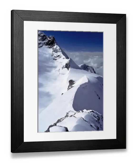 Framed Print : Europe, Switzerland, Jungfraujoch. There is a grand view from the Jungfraujoch, a Framed Print : Europe, Switzerland, Jungfraujoch. There is a grand view from the Jungfraujoch, a