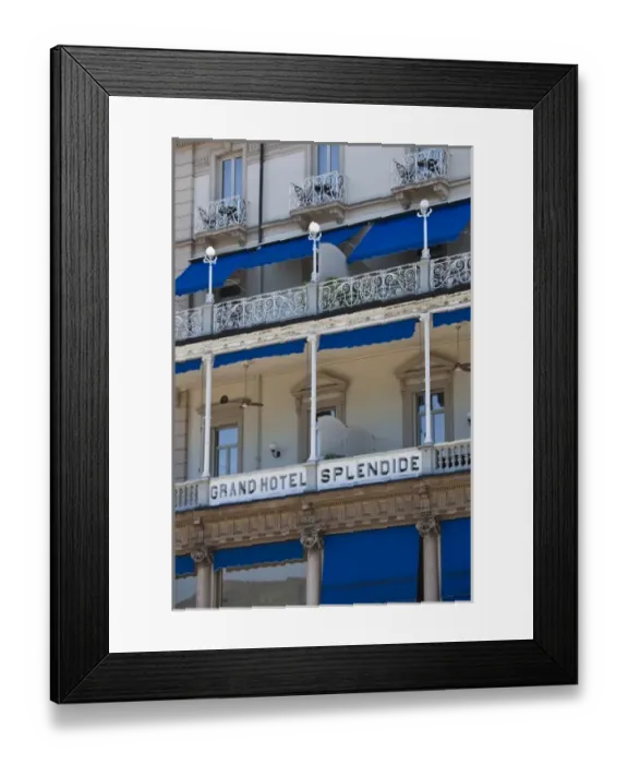 Framed Print : SWITZERLAND, Ticino, Lugano. Grand Hotel Splendide Framed Print : SWITZERLAND, Ticino, Lugano. Grand Hotel Splendide