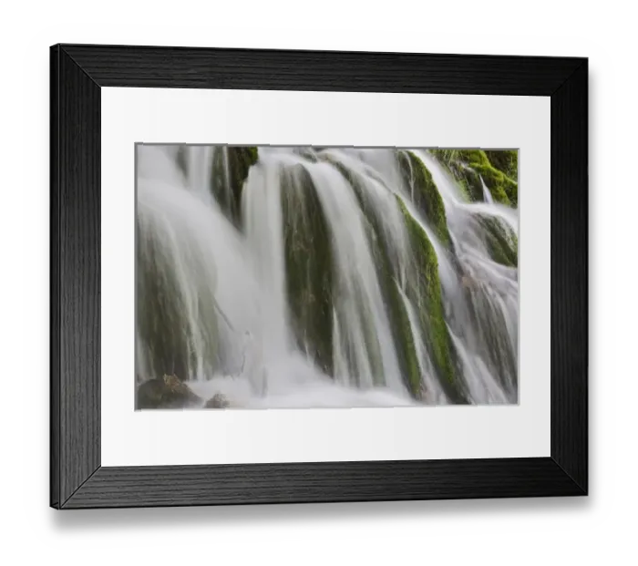 Framed Print : Milanovacki Slap (Waterfall) Plitvice National Park, Croatia