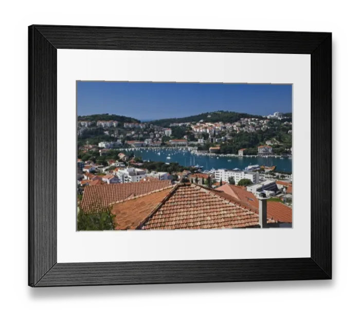 Framed Print : Rooftop view of Dubrovnik, Croatia Framed Print : Rooftop view of Dubrovnik, Croatia