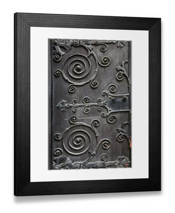 Framed Print : Details on side entry door, Zagreb Cathedral, Zagreb, Croatia