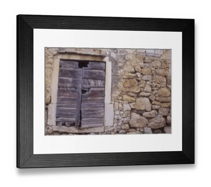 Framed Print : Door and rock wall detail. Vis Town. Vis Island. Croatia Framed Print : Door and rock wall detail. Vis Town. Vis Island. Croatia