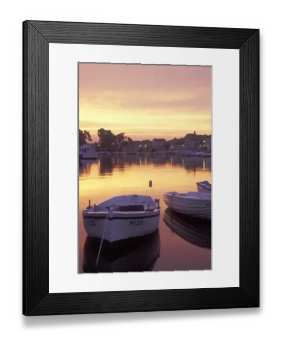 Framed Print : Sunrise over Stari Grade harbor with fishing boats. Hvar Island, Croatia Framed Print : Sunrise over Stari Grade harbor with fishing boats. Hvar Island, Croatia