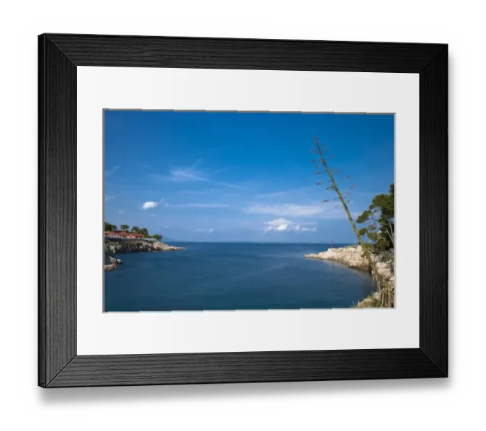 Framed Print : Cres, Coatia - A rocky coastline at the edge of the sea Framed Print : Cres, Coatia - A rocky coastline at the edge of the sea