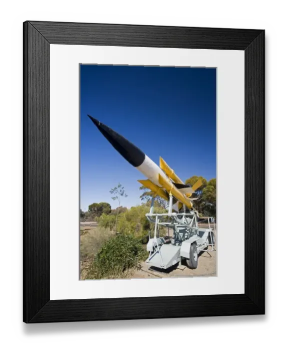 Framed Print : Rocket, Woomera, Outback, South Australia, Australia Framed Print : Rocket, Woomera, Outback, South Australia, Australia