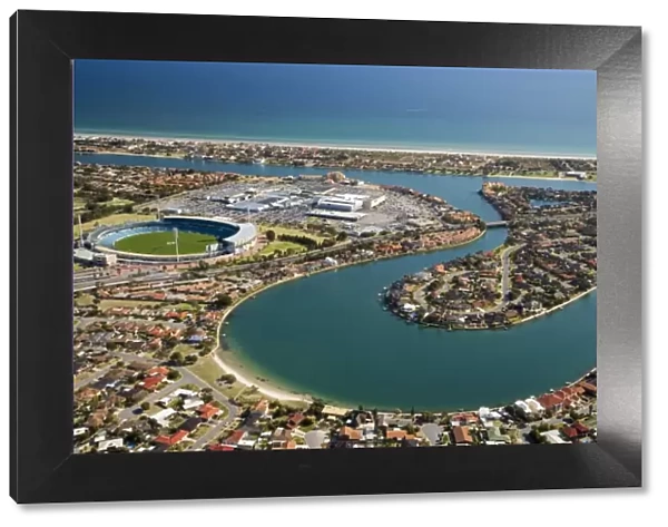 West Lakes, aMI Stadium, and West Lakes Mall, Adelaide, South Australia, Australia