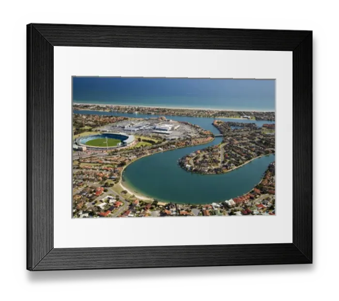Framed Print : West Lakes, aMI Stadium, and West Lakes Mall, Adelaide, South Australia, Australia Framed Print : West Lakes, aMI Stadium, and West Lakes Mall, Adelaide, South Australia, Australia