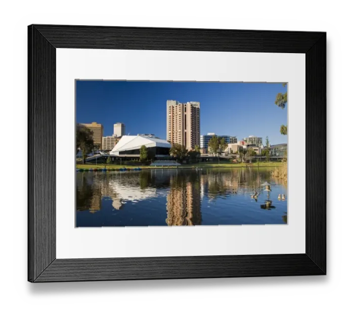 Framed Print : Adelaide Festival Centre, Hyatt Regency Hotel and Torrens Lake, Adelaide, South Australia Framed Print : Adelaide Festival Centre, Hyatt Regency Hotel and Torrens Lake, Adelaide, South Australia