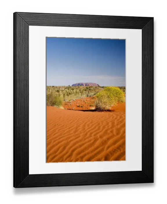 Framed Print : Sand Dunes, Uluru - Kata Tjuta National Park, World Heritage Area, Northern Territory Framed Print : Sand Dunes, Uluru - Kata Tjuta National Park, World Heritage Area, Northern Territory