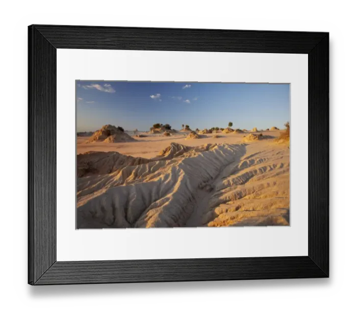 Framed Print : Australia. Walls of China Formations, Mungo National Park Framed Print : Australia. Walls of China Formations, Mungo National Park