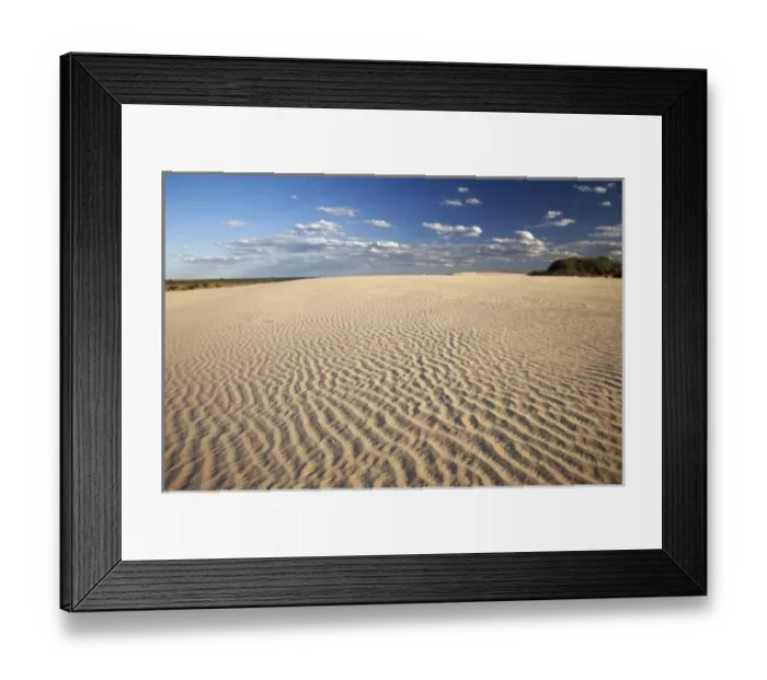 Framed Print : Australia. Sand Dunes, Mungo National Park, Outback New South Wales, Australia