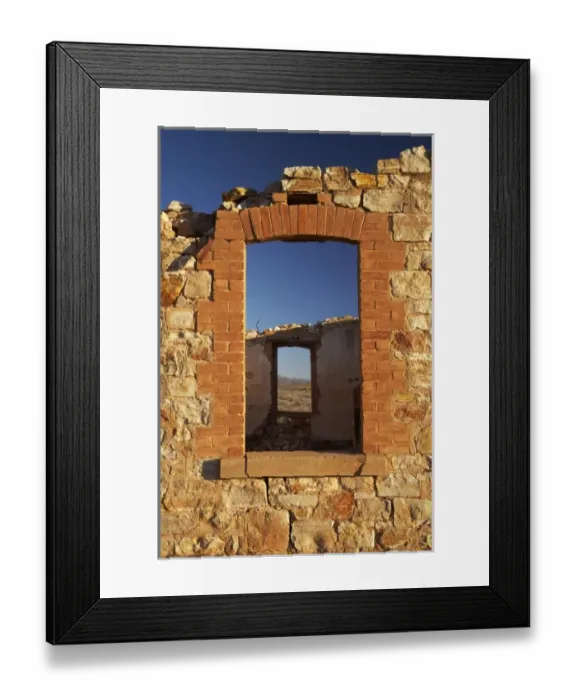 Framed Print : Ruins near Wilpena Pound, Flinders Ranges, South Australia, Australia